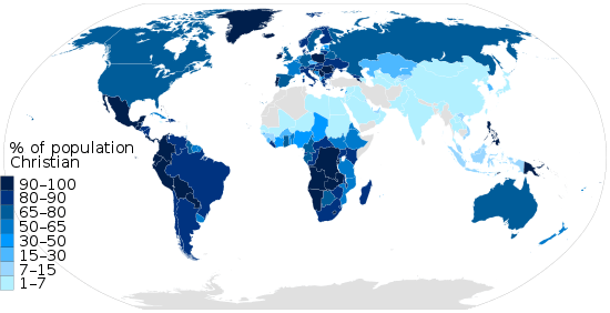 Christians by country