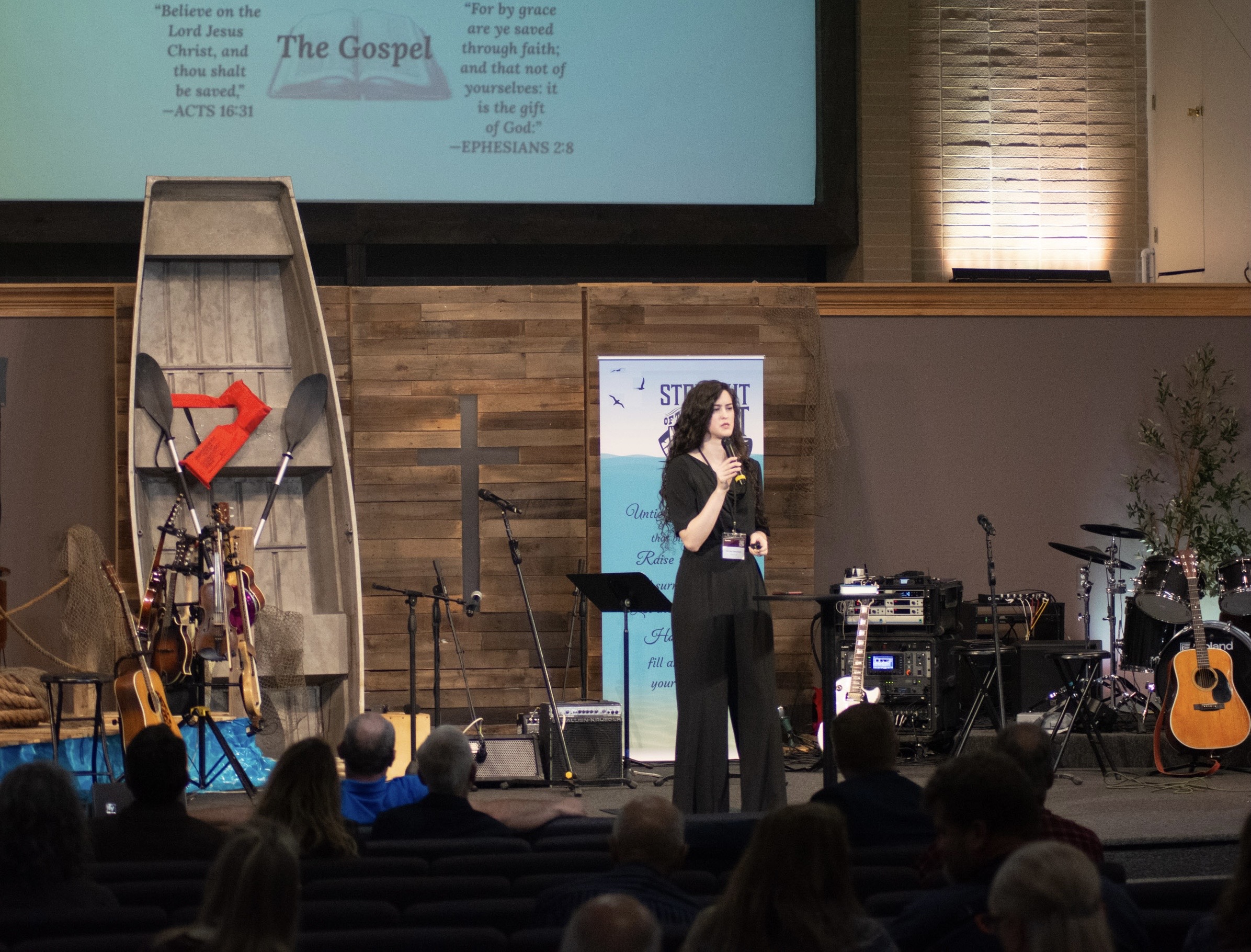 Natalie Speaking at Step Out of the Boat Conference