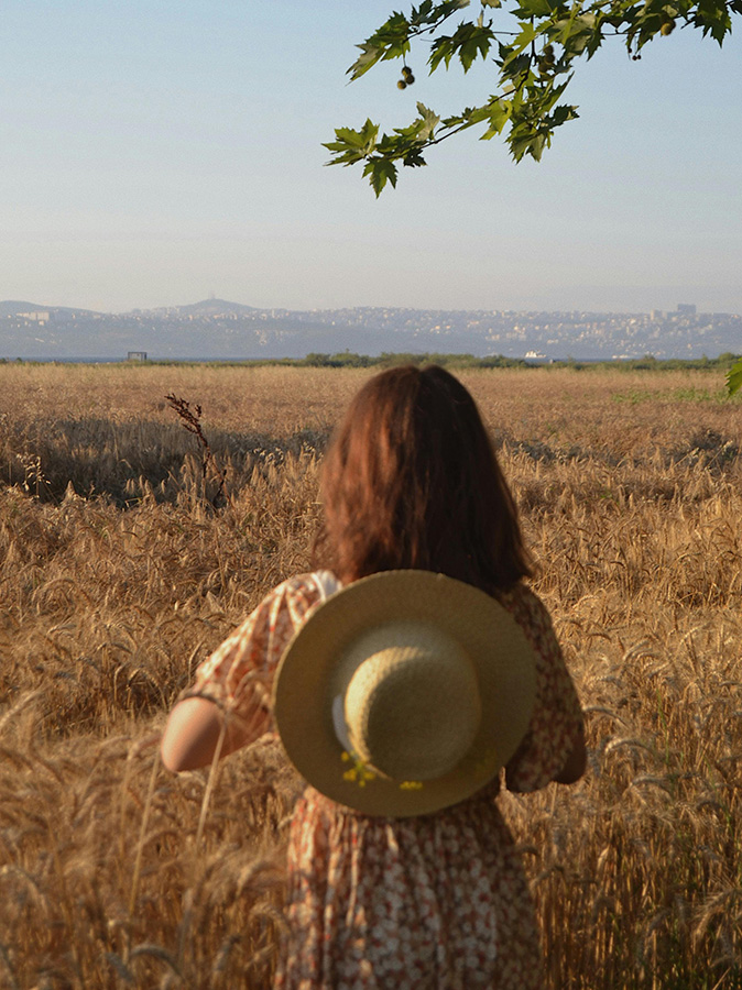 Woman in field