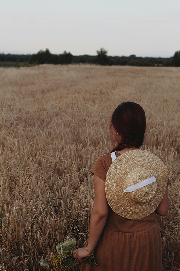Girl in field