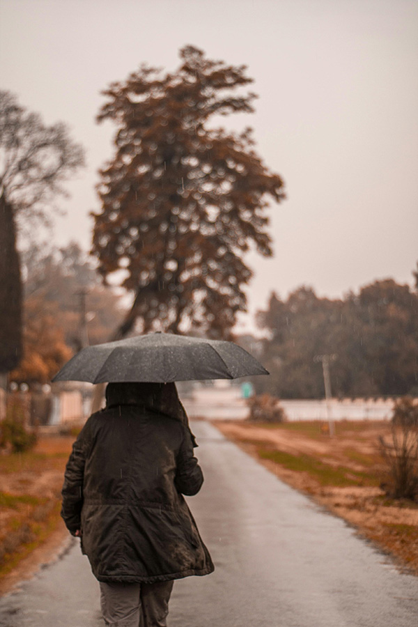 Woman with Umbrella